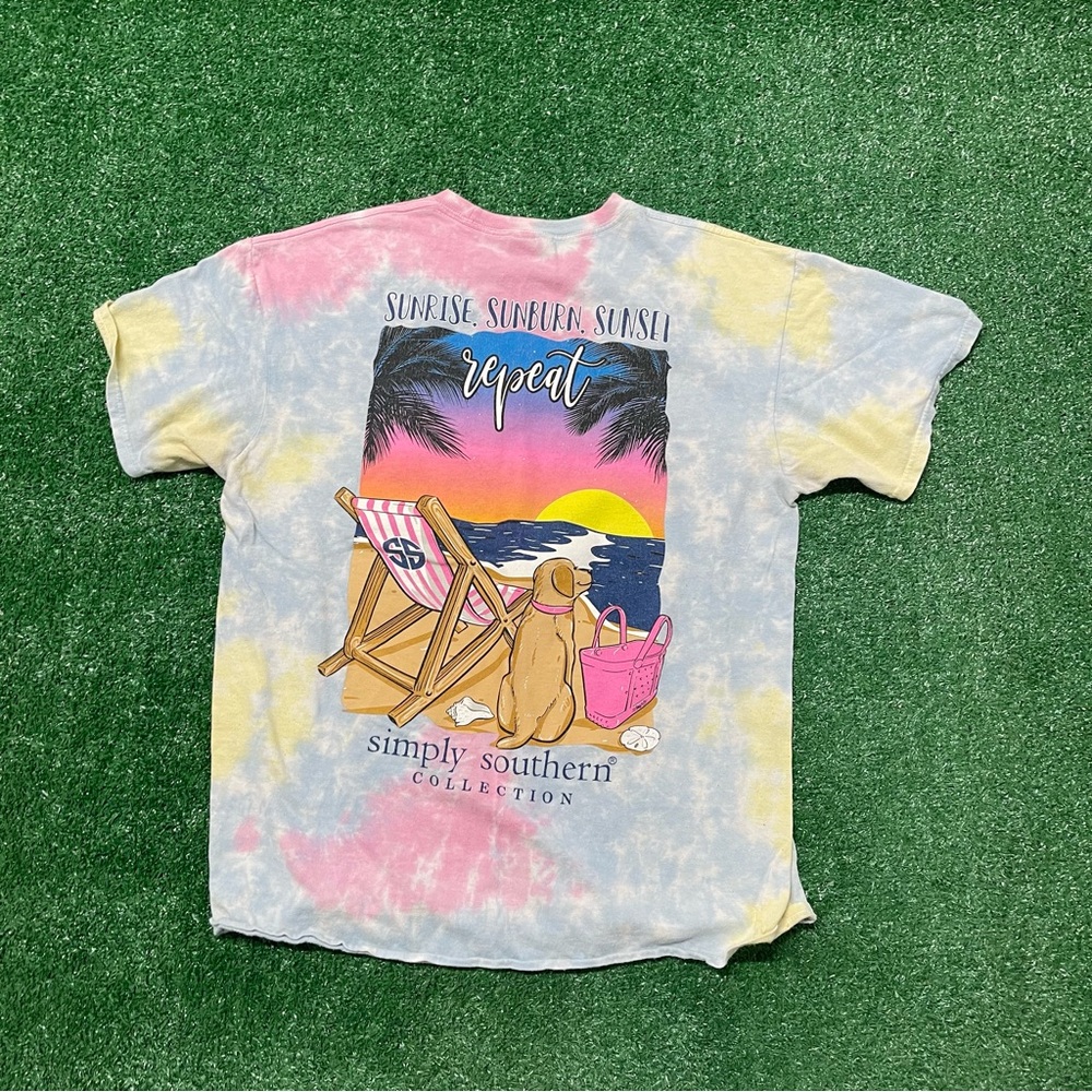 Simply Southern Pastel Tie-Dye T-Shirt